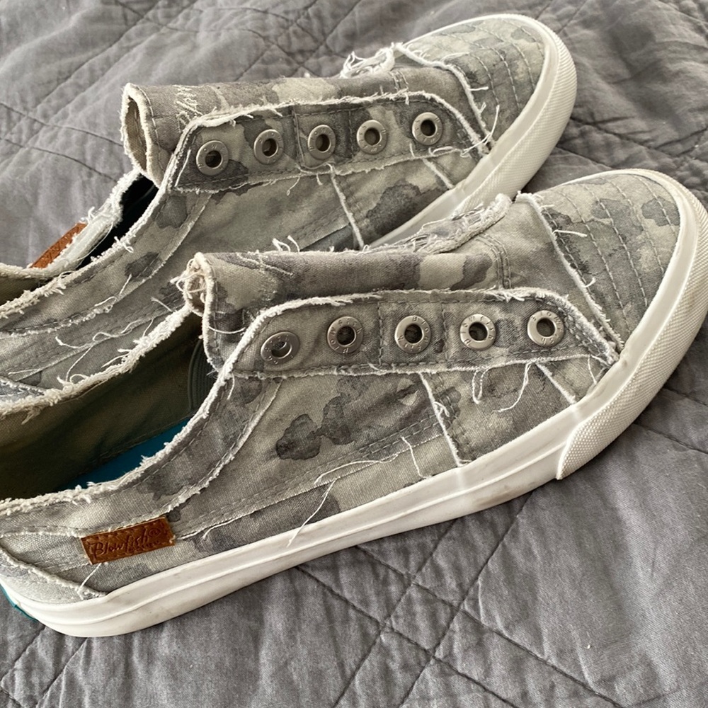 Blowfish camo sneakers worn just twice